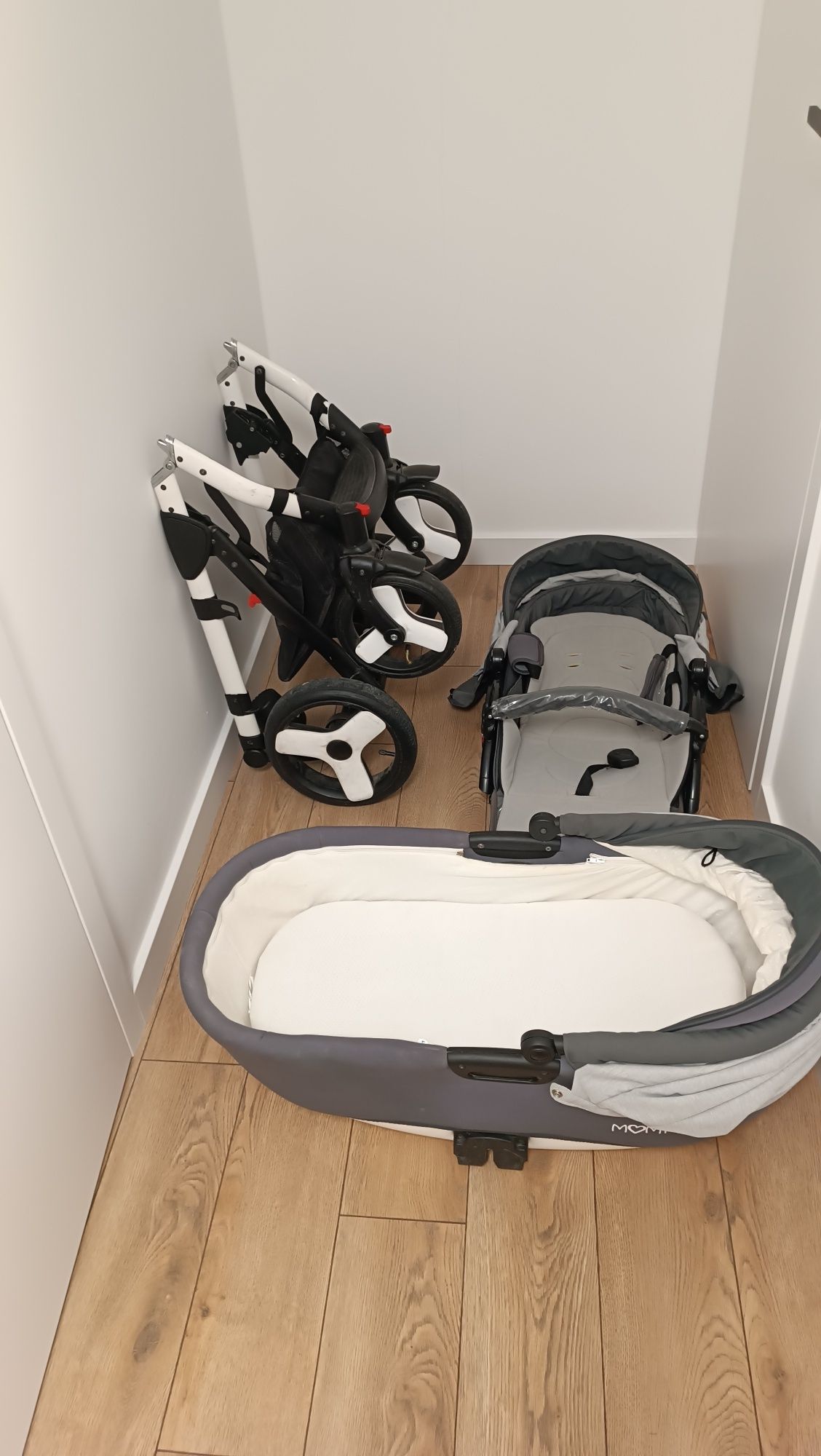 Wózek BabyActive Mommy 2w1 gondola spacerówka