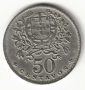 50 Centavos de 1961, Republica Portuguesa