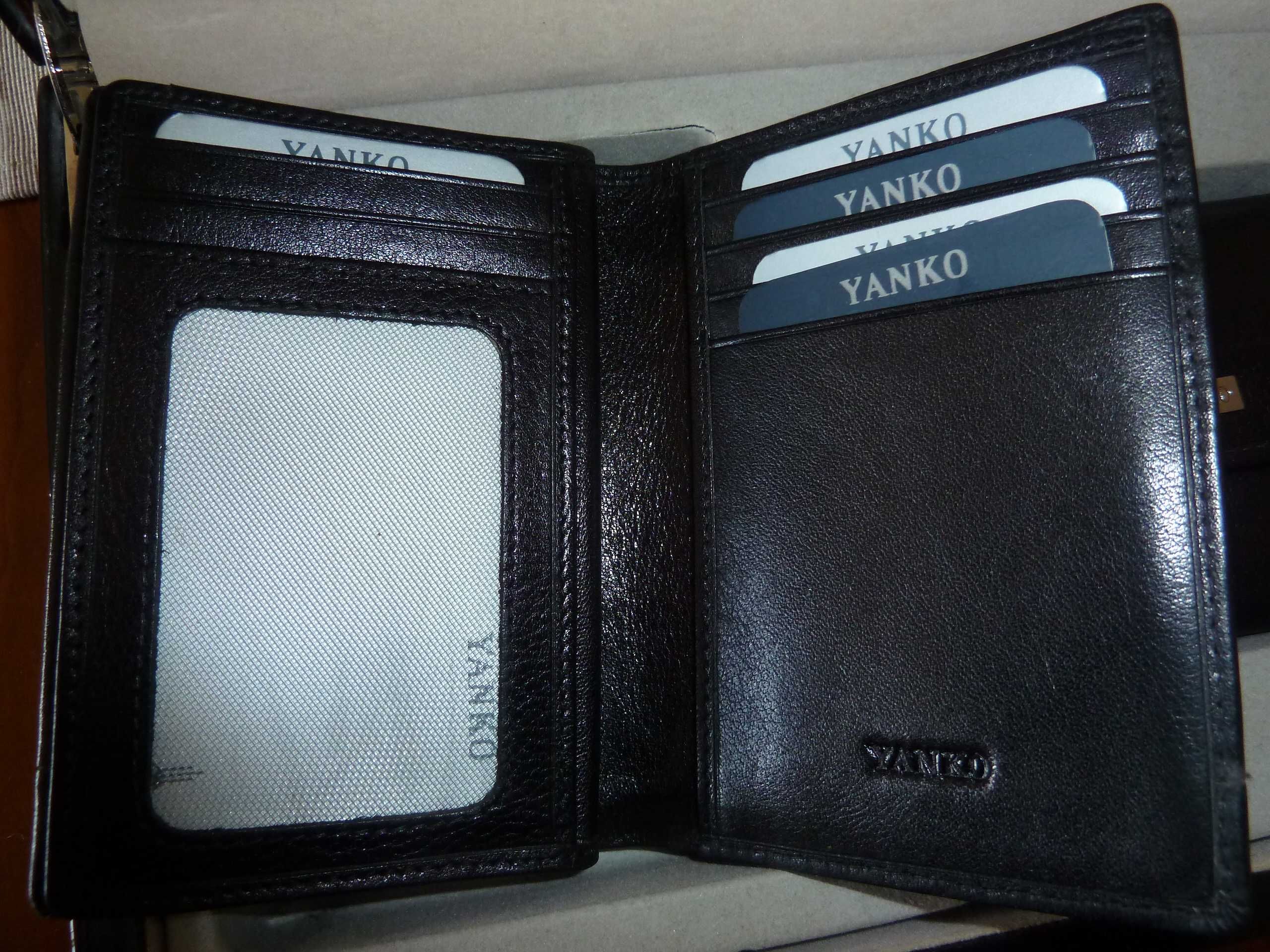 Conjunto carteira e porta-moedas YANKO - Preço Fixo