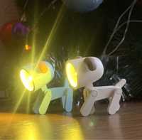 Дитячий міні світильник ліхтарик іграшка з ніжним теплим світлом.