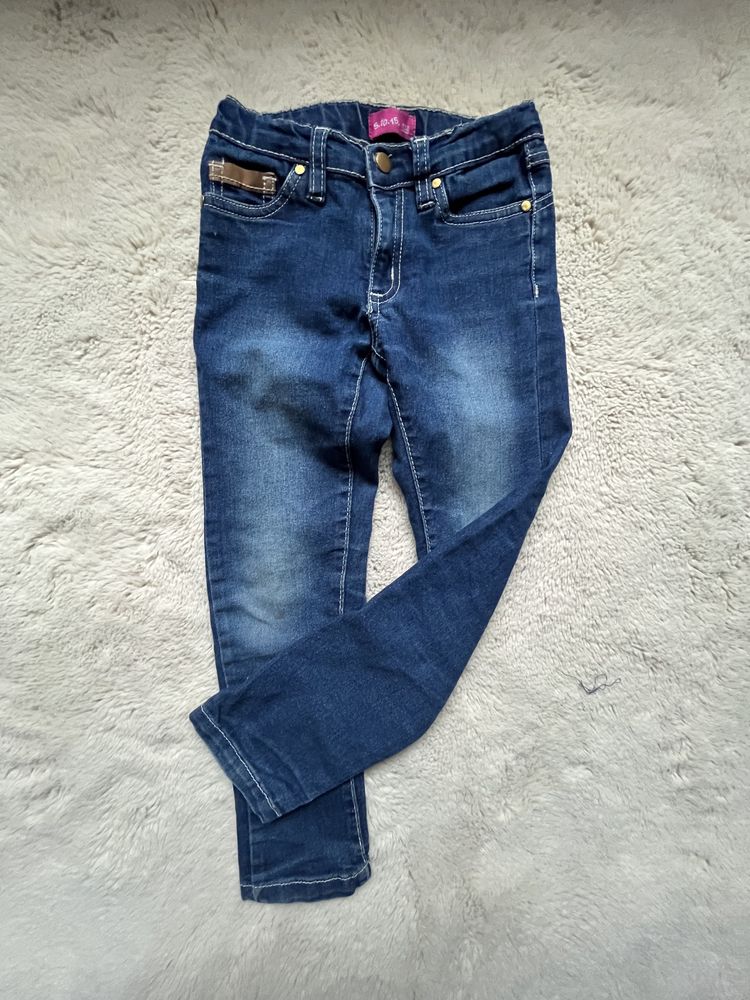 Super Jeansy 5-10-15 w rozmiarze 122