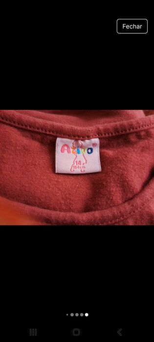 Camisola de menina cardada