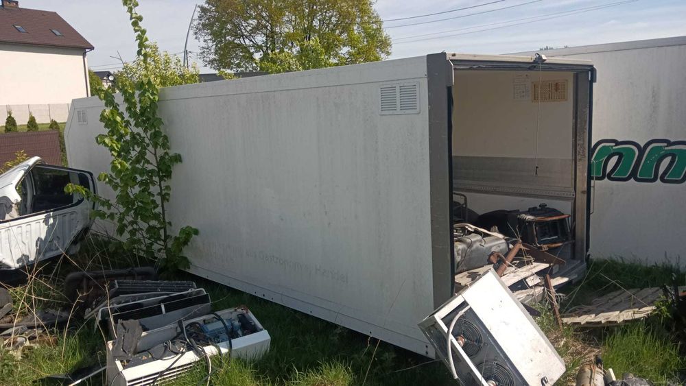 Kontener Izoterma podłoga aluminiowa 7,6 x 2,45 x 2,2h