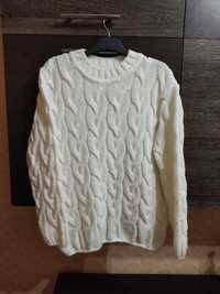 Белый свитер кофта для девочки подростка р. 44-46