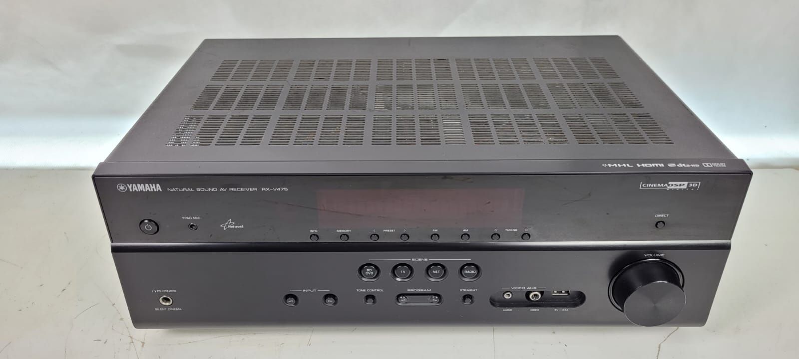 Yamaha RX V 475 amplituner pilot NETWORK kino domowe