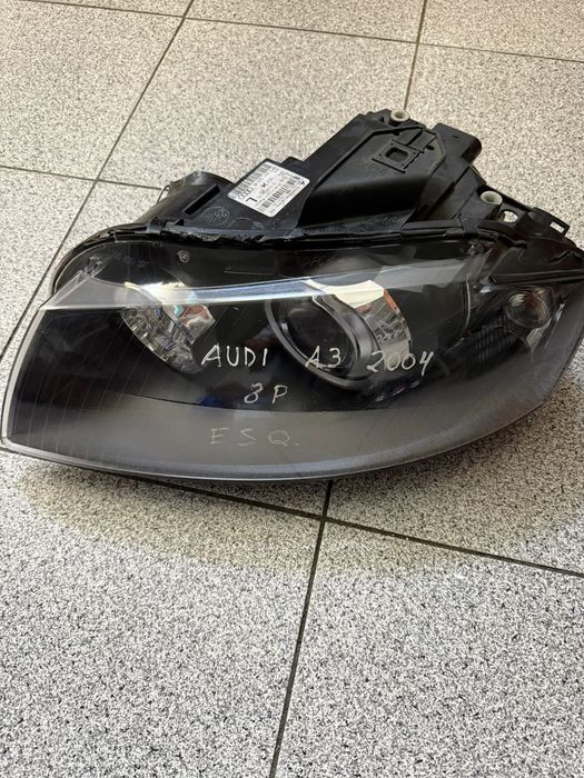 Farol audi A3 8p esquerdo