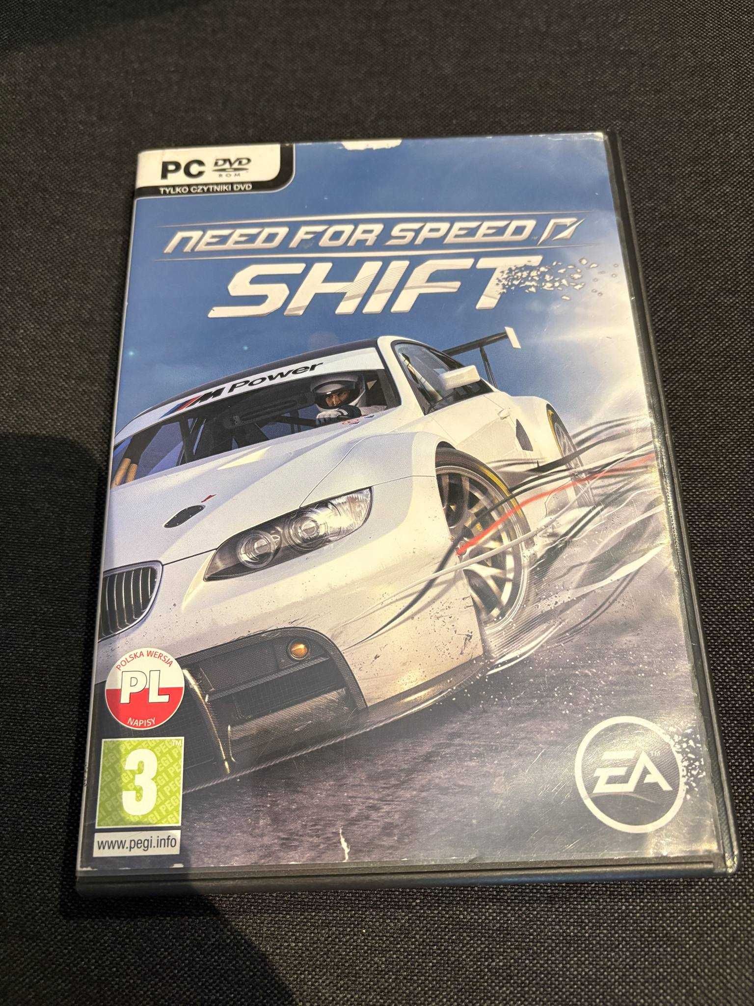 Need For Speed Shift (NFS) polskie wydanie na PC