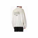 Куртка Acne Studios Logo Zipper Jacket White