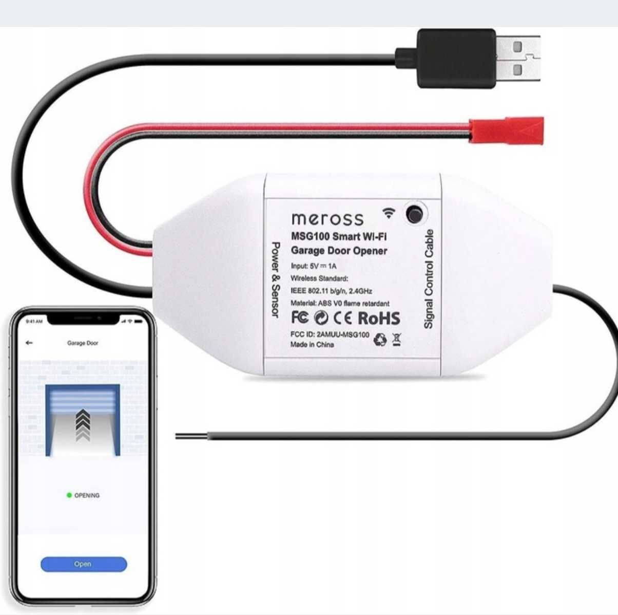 sterownik bramy garażowej Meross MSG100  Wifi