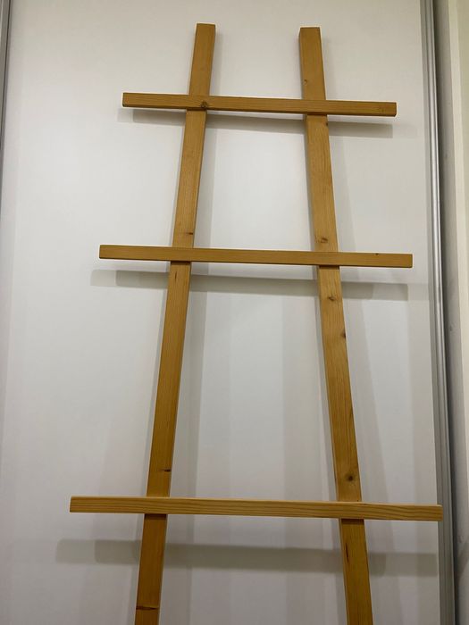 Escada de madeira decorativa madeira natural