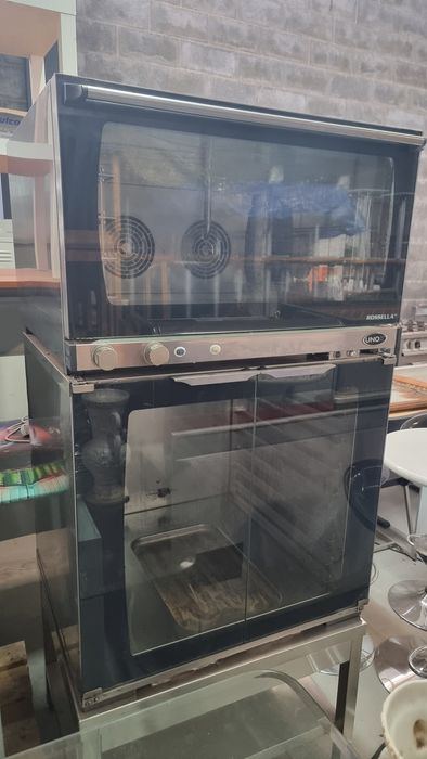 Bancada Inox, Estufa e Forno Convector Rossell Como novo!a