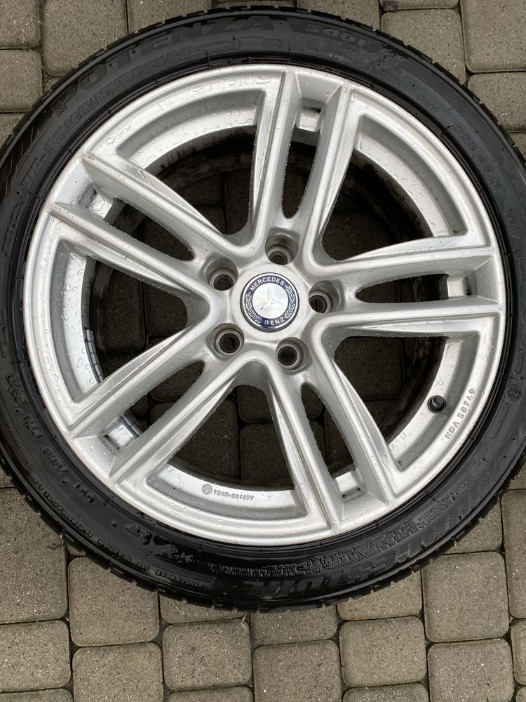 Alufelgi 5x112 17 cali Mercedes W124 C klass E klass opony 225/45/17