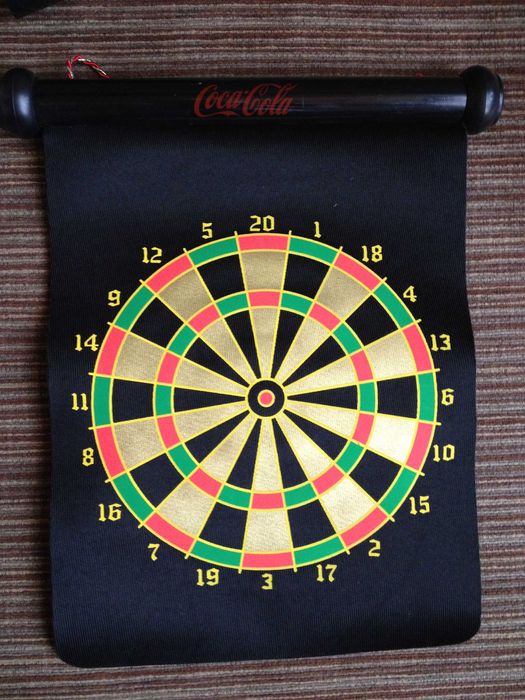 Rzutki magnetyczne Dart z logo Coca Cola- Nowe dwustronne