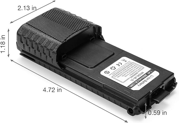 baofeng bl-5 3800 mah przedłużony akumulator kompatybilny z baofeng