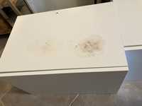 Ikea besta  szafka biala uszkodzona okleina
