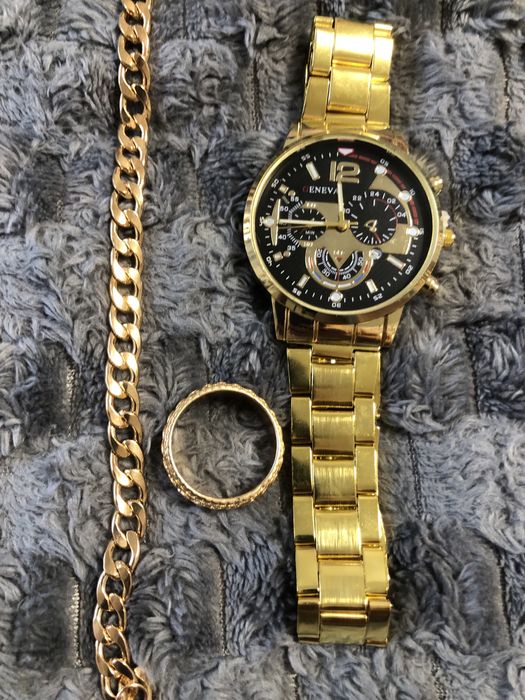 Набір біжутерії золото срібло