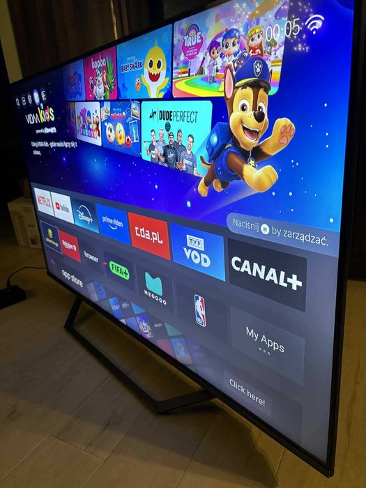 Telewizor HISENSE 55A7GQ 55'' QLED 4K DolbyAtmos DolbyVision HDMI 2.1