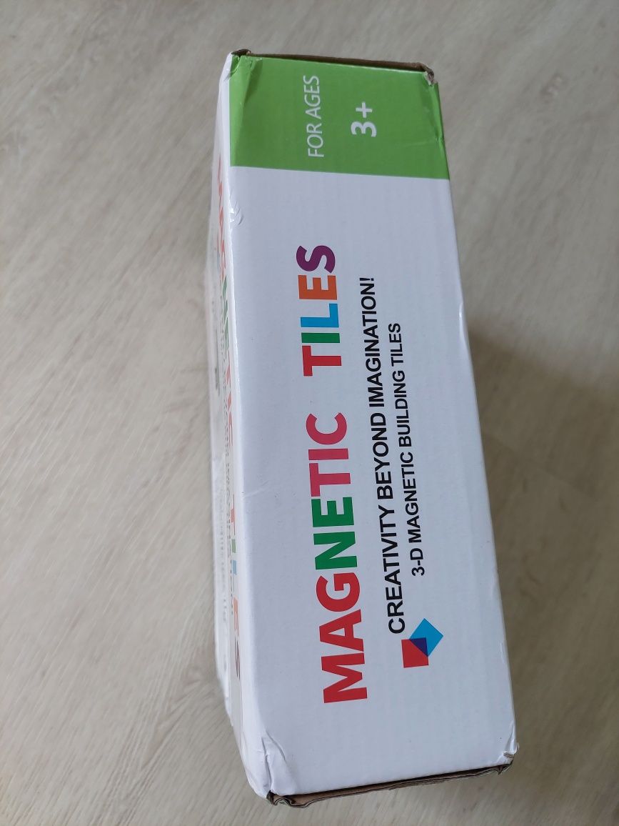 Klocki magnetyczne Magnetic tiles 60el nowe