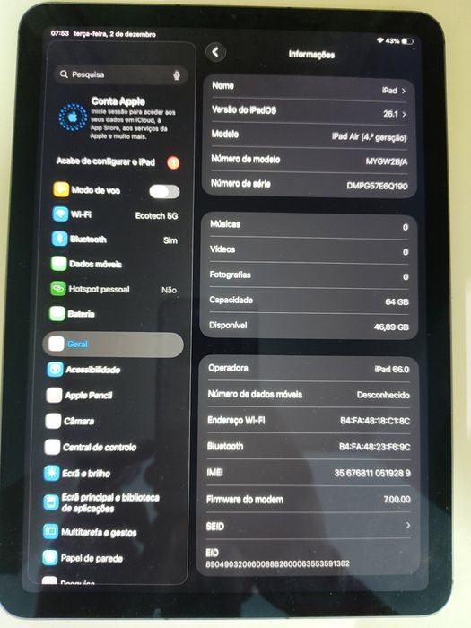 iPad A2072 (4ger. 2020)