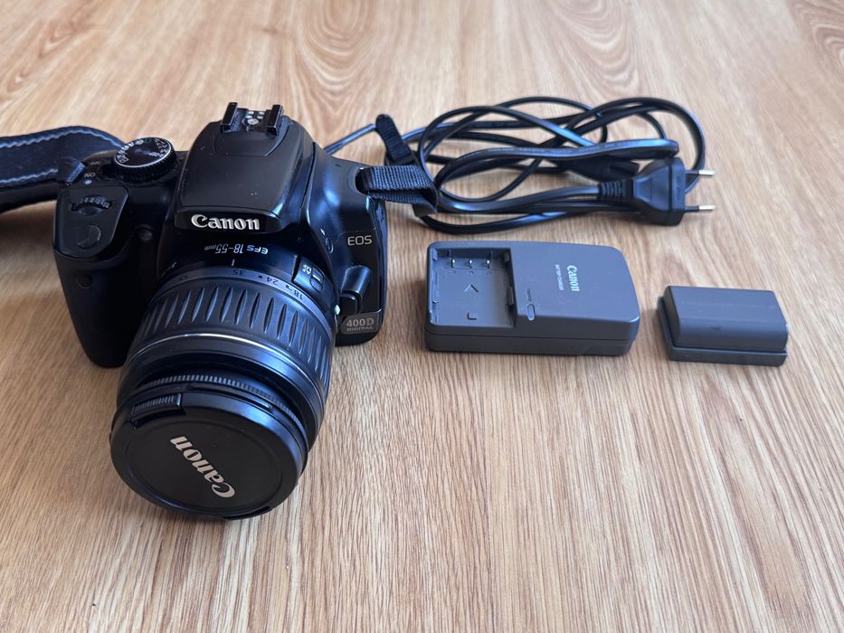 Фотоапарат “Canon eos digital 400D” у комплекті з об’єктивом 18-55 mm