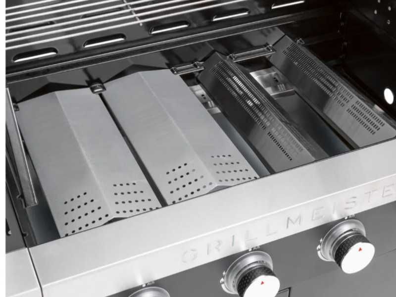 GRILLMEISTER Duży grill gazowy 19,7 kW 4+1 5x Pokrętła Led NOWY