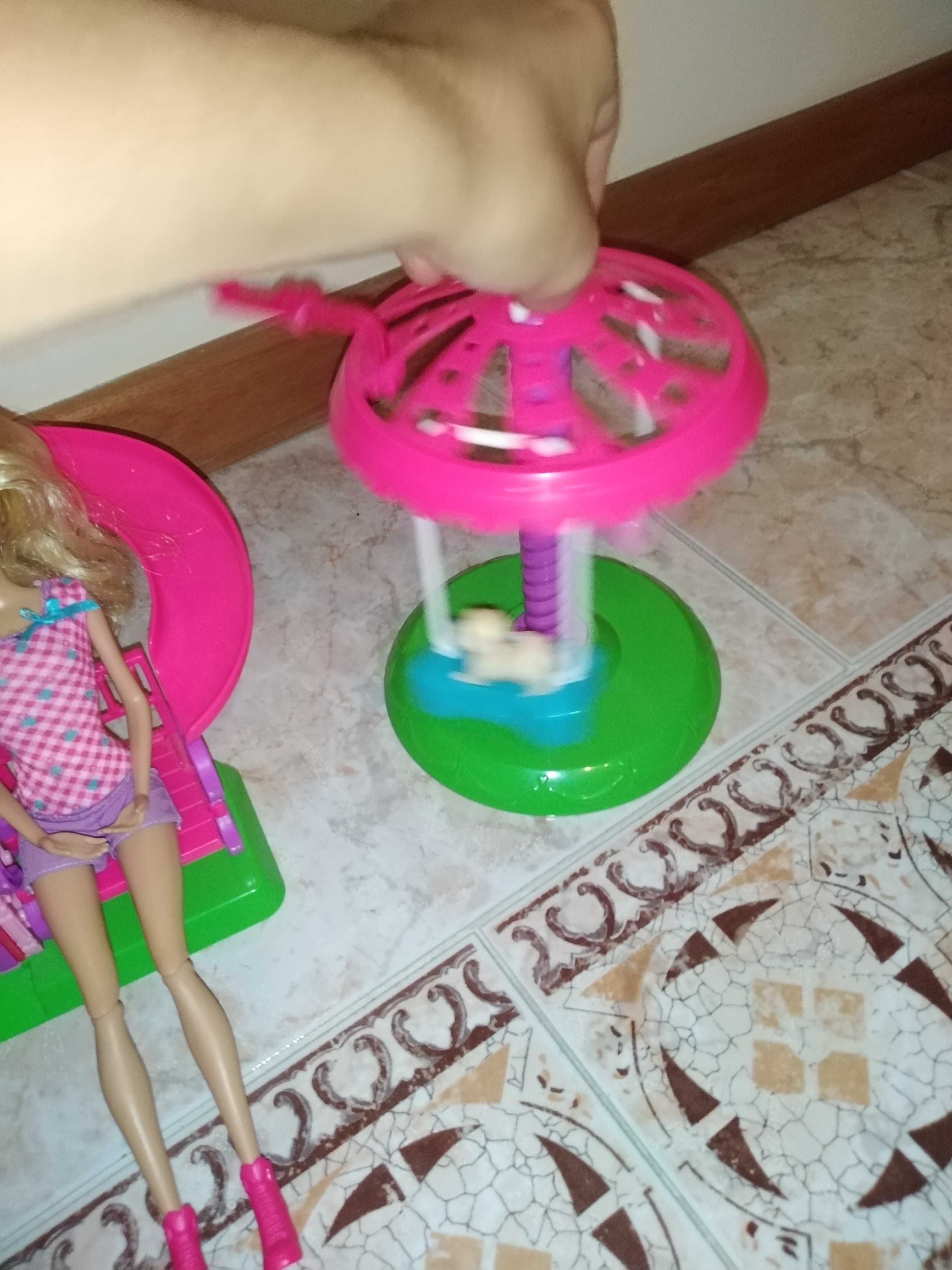 Parque funcional para Barbie e cachorros + acessórios