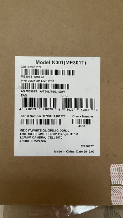 Продам планшет Asus  б/у