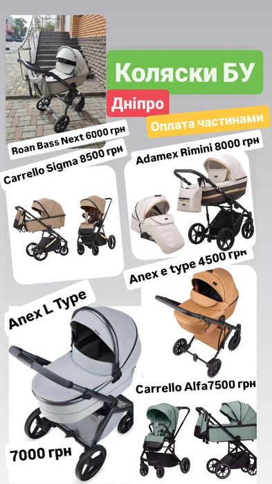 Дитяча коляска Anex Carrello Adamex Roan