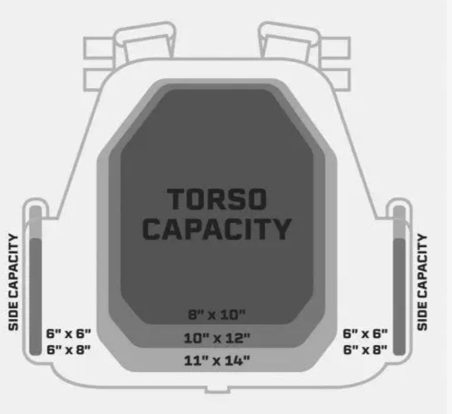 Плитоноска для великих плит Tacticon Armament