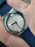 Zegarek swatch irony medium srebrny granatowy