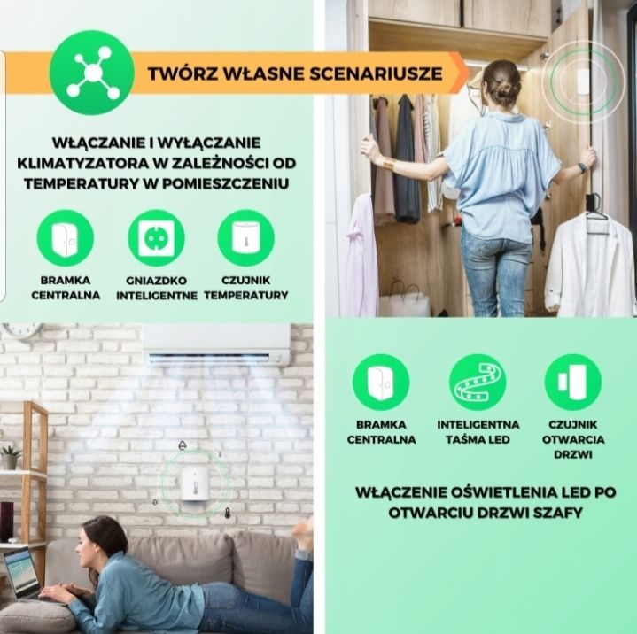 Centrala Bramka Brama ZigBee 3.0 + Bluetooth WiFi Tuya NOUS E1