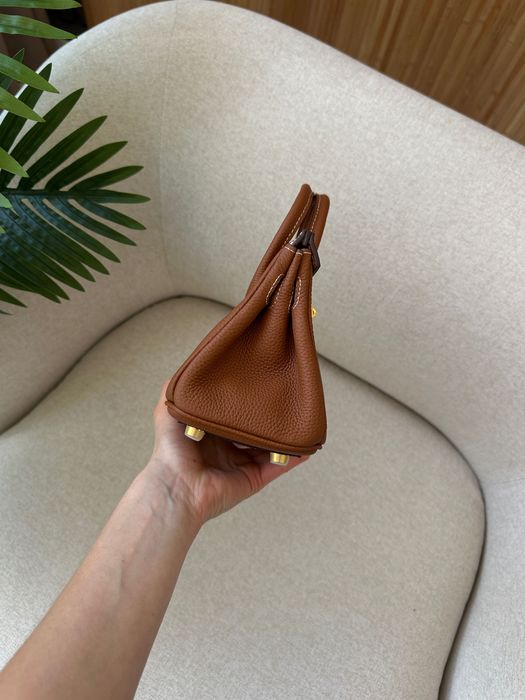Сумка Hermes Birkin 20 Brown шкіра