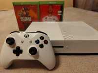 Xbox One S 500 GB + акаунт ( FIFA 23, NBA 2K 22, RDR2, Odyssey )