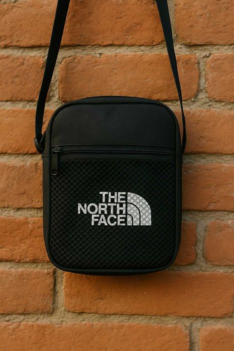 Барсетка чоловіча чорна Oxford 1000D через плече для міста