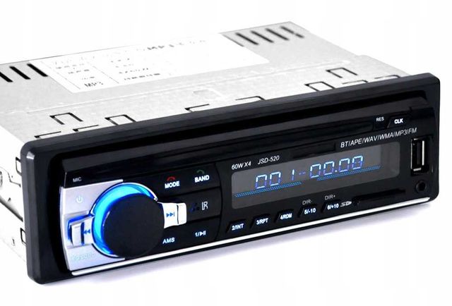 NOWE Radio samochodowe Bluetooth USB SD MP3, 4x45w