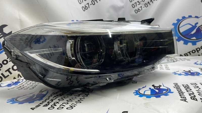 фара правая bmw f34  LCI рестайл лед черная в наличии правая