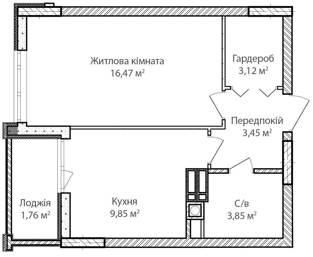 Простора кв. з ремонтом. Готова до заселення. Укомплектована меблями!