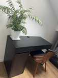 Biurko Ikea MICKE czarnobraz