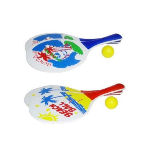 Paletki Rakietki Drewniane Badminton Piłka 33Cm