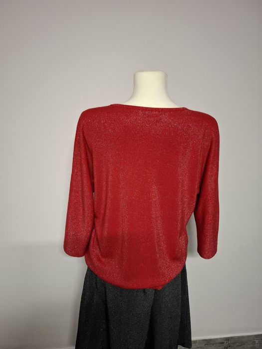 Cienki sweterek/bluzka damska wełna, kaszmir