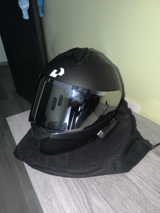 Capacete de moto e extras