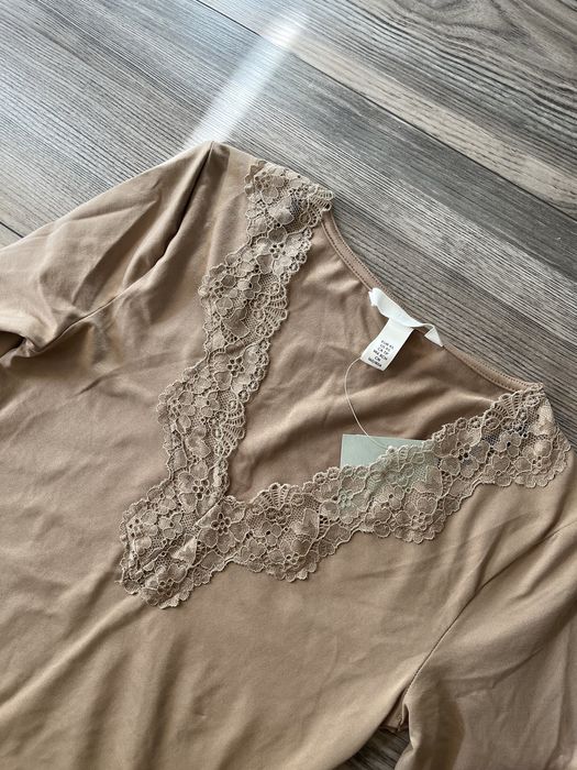 Body z koronką H&M XS