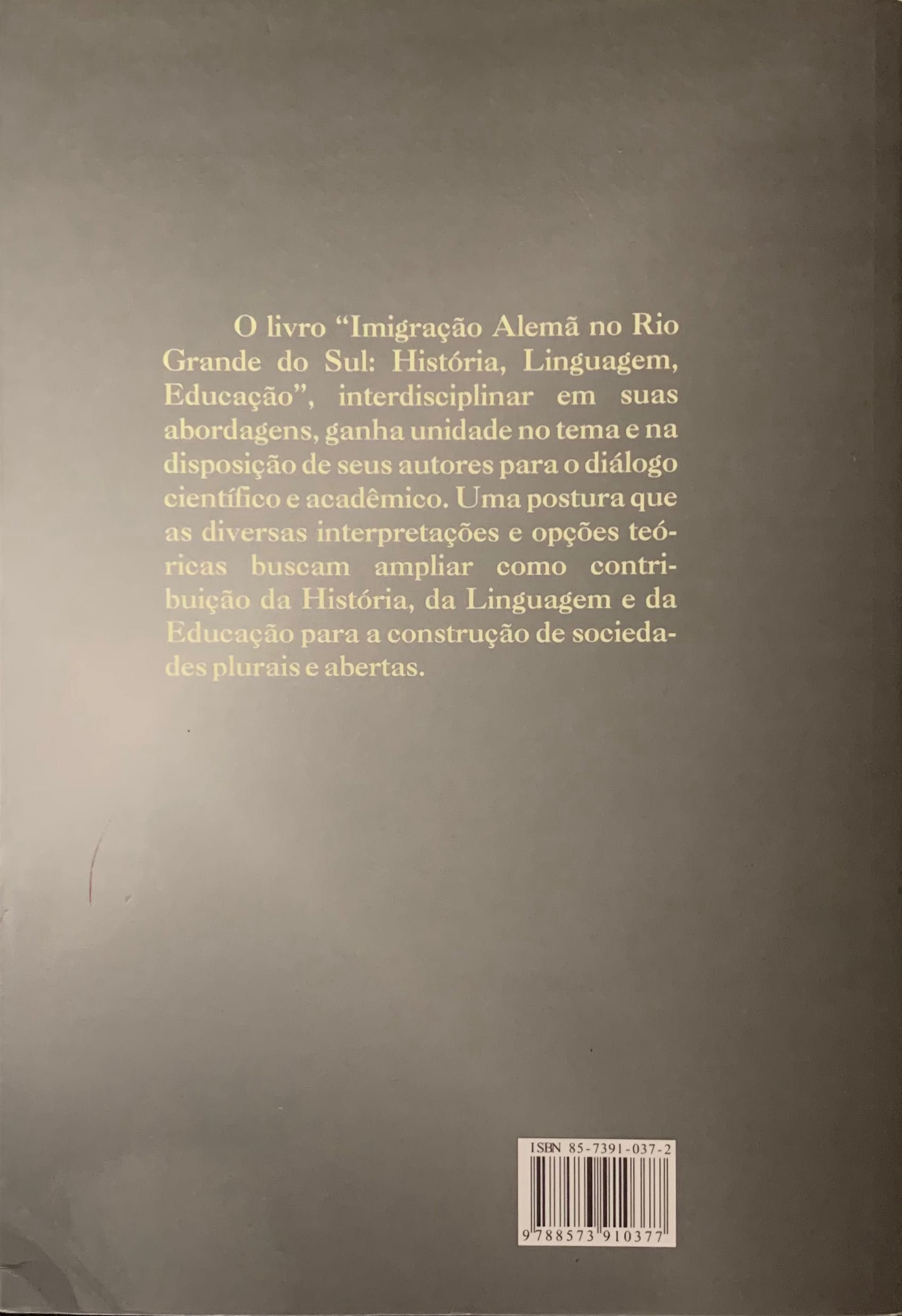 [Livro] Imigração alemã no Rio Grande do Sul
