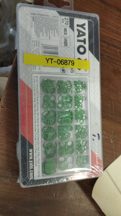 Oringi hnbr do klimatyzacji zestaw uszczelek YATO