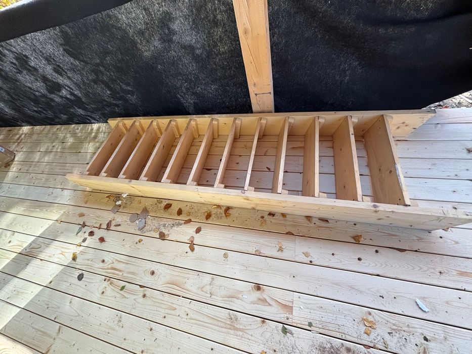 Schody młynarskie drewniane