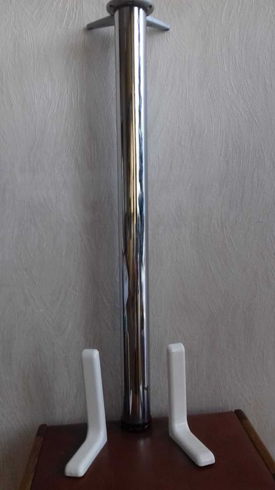 Noga do stołu- srebrna