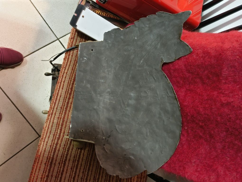 Wieszak kot na ręcznik vintage