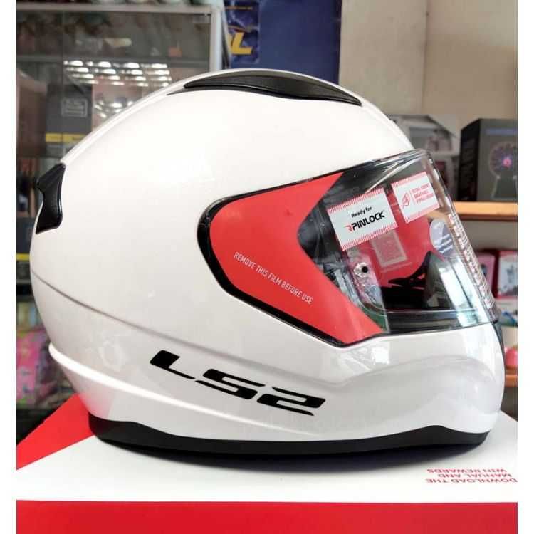 Шлем LS2 FF353 Rapid глянцевий білий (інтеграл)