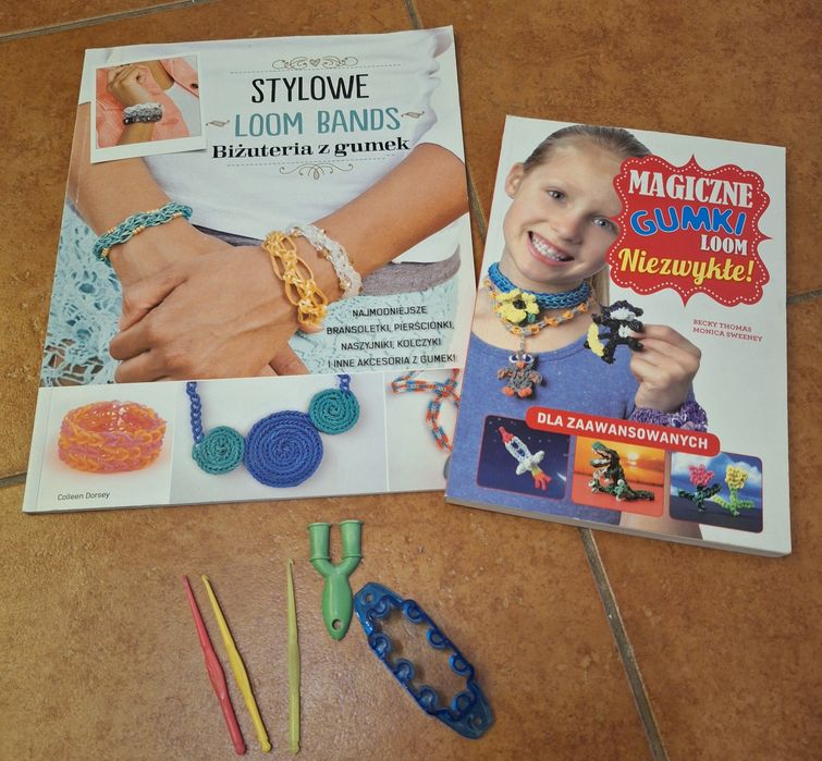 Loom bands 2 podręczniki i akcesoria Stylowe loom bands Magiczne gumki