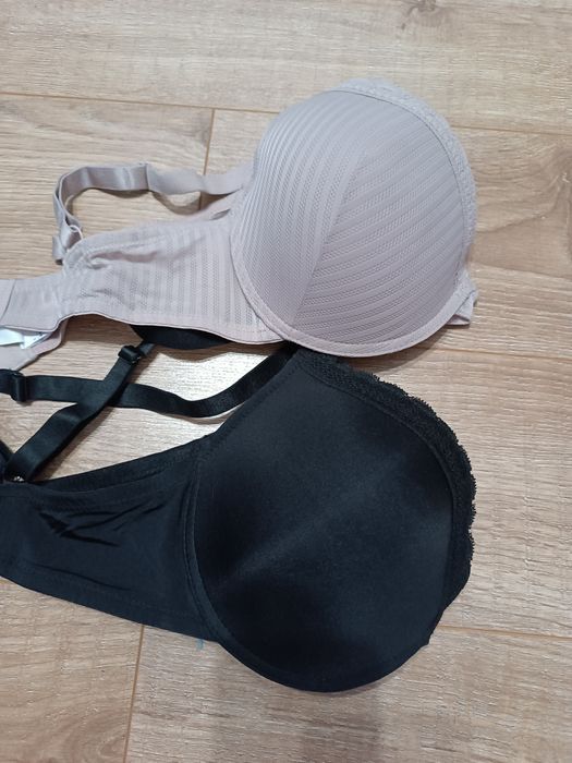 Бюстгалтер Reserved 80D, чорний і тілесний, без push up. Ціна за 2 шт